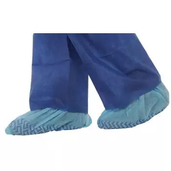 Sur chaussure bleue antidérapante non tissé Medistock (carton de 1000)