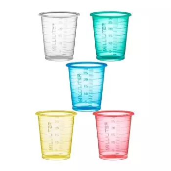 Gobelets médicamenteux gradués Abena (carton de 4800)