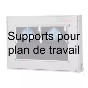 Jeu de supports pour plan de travail pour négatoscopes Sen'X