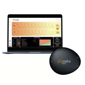 Analyseur de rigidité artérielle Axelife pOpmètre 300 - calcul de la VOP