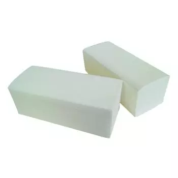 Papier essuie-mains pliage V Global Hygiène Ecolabel - 25 x 21 cm