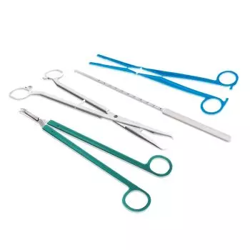 Kit de pose de stérilet stérile à usage unique avec ciseau inox (boîte de 15)