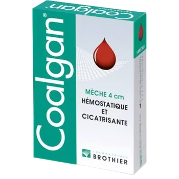 Mèche hémostatique stérile Coalgan (boite de 5)