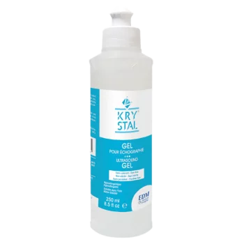 Gel échographique Krystal - non stérile, bleuté sans paraben (40 flacons de 250 ml)