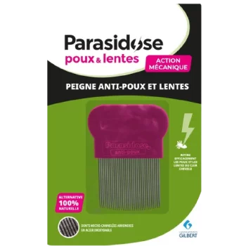 Peigne anti poux dents cannelées Parasidose