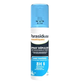 Spray répulsifs anti-moustique et tiques Parasidose (100 ml)