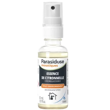 Spray d'environnement à la citronelle Parasidose (30 ml)