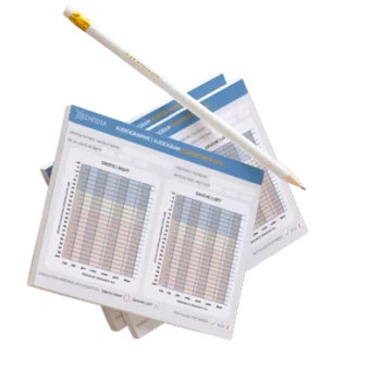 Bloc-notes audiogramme - 100 pages
