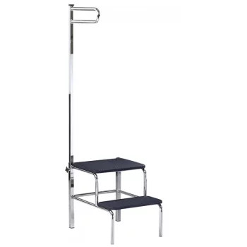 Marchepied phlébologie avec rampe ajustable (2 marches) Carina 59