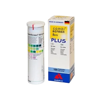 Bandelettes urinaires Combi Screen 5 paramètres (boite de 100)