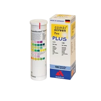 Bandelettes urinaires Combi Screen 7 paramètres (boite de 100)