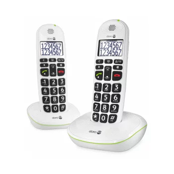 Téléphone Fixe, Téléphone à Grosse Touche One Touch Dial Multifonction LD  269SP Mains Libres pour Les Personnes âgées (Noir)