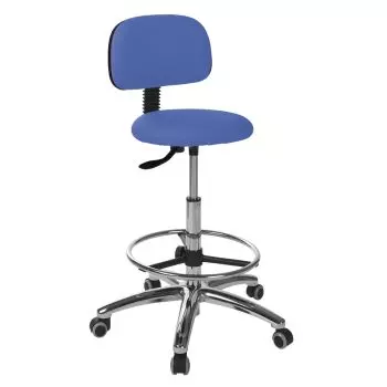 Tabouret circulaire base aluminium Ecopostural S5609