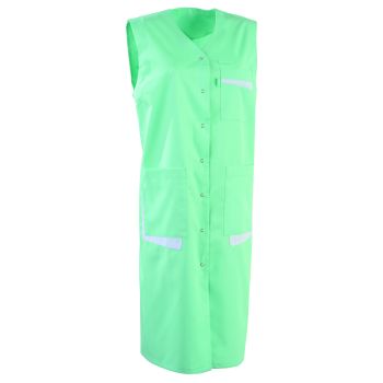 Blouse médicale sans manches pour femme MONA Lafont vert d'eau