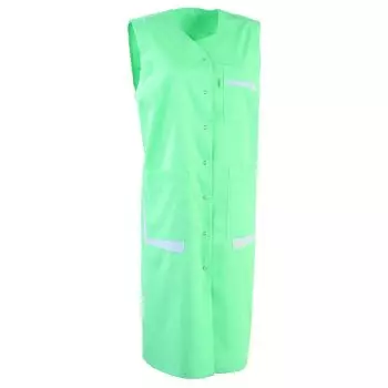 Blouse médicale sans manches pour femme MONA Lafont vert d'eau