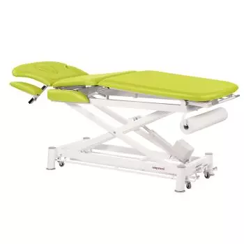 Table de massage électrique multi-fonction 3 plans avec barres péripheriques et accoudoirs Ecopostural C7531