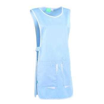 Chasuble médical pour femme Clara Lafont Bleu ciel/blanc