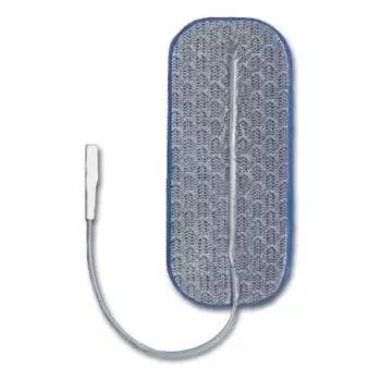 Electrodes Cefar Compex DURA-STICK PREMIUM Blue Gel rectangulaire 40 x 90 mm (pour peaux sensibles) - (x4)