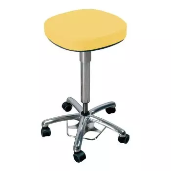 Tabouret sur roulettes Promotal 923-22, commande au pied