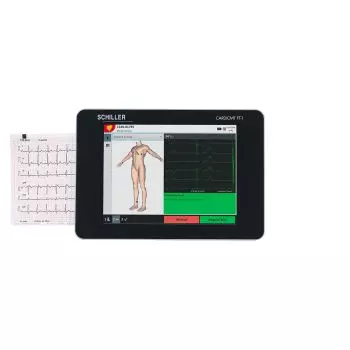 ECG portatif 6 pistes Schiller Cardiovit FT1 écran tactile