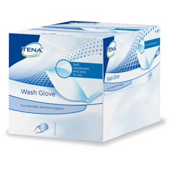 Gants Non-Plastifiés TENA Wash Glove 200 pièces