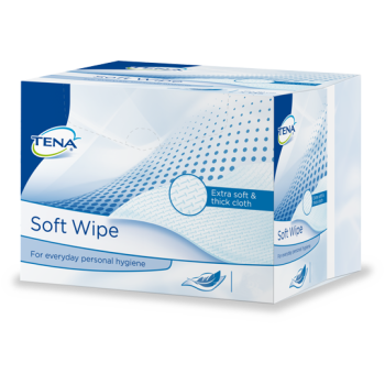 Lingettes TENA Soft Wipe carre absbond pack de 135