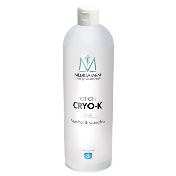 Lotion Cryo-K Effet Glacial Menthol & Camphre Medicafarm flacon 1L