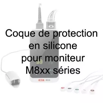 Coque de protection en silicone pour moniteur M8xx séries