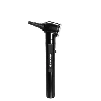 Otoscope e-scope Riester Fibre optique lampe LED 3,7 V Noir