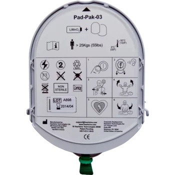 PadPak adulte pour Samaritan PAD (piles et électrodes combinées) 