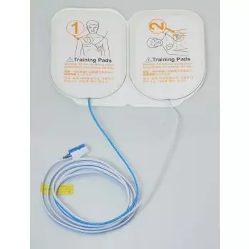 Paire d’électrodes pré-connectées standards pour défibrillateur de formation COLSON DEF-I  I-PAD Trainer NF-1200