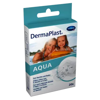 Pansements hypoallergéniques prédécoupés Hartmann DermaPlast Aqua Boîte de 20