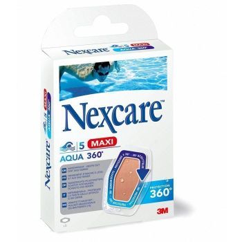 Pansements 3M Nexcare Protect Aqua 360° Maxi Boîte de 5