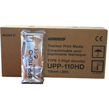 Rouleaux de papier thermique UPP-110HD (x 10) Sony 