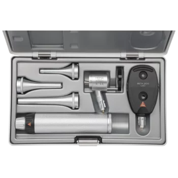 Set vétérinaire LED Otoscope G100 + Ophtalmoscope BETA 200 HEINE