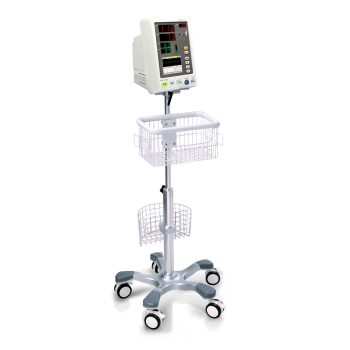 Pied à roulette pour Station vitale Edan M3A