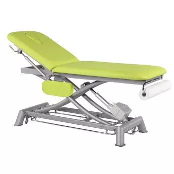 Table de massage électrique 2 plans avec accoudoirs et barres péripheriques Ecopostural C7951