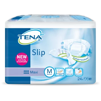 TENA Slip Maxi Medium avec ConfioAir pack de 24 protections