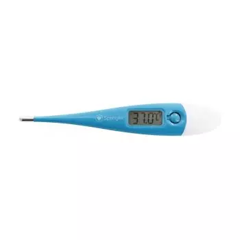 Thermomètre digital Tempo 10 Spengler à embout rigide coloris bleu