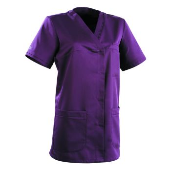 Tunique médicale femme ALEXANDRA Clemix 2.0 Prune Evêque