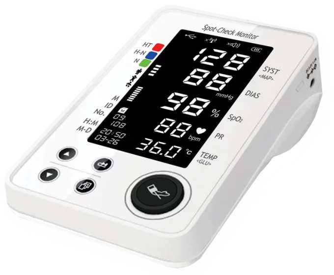 Moniteur patient multiparamétrique (PNI, SpO2,Temp.,Poul ) GIMA PC-300 avec ou sans ECG