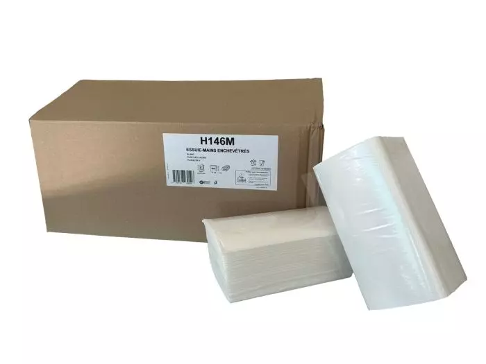 Papier-essuie-mains-pliage-V-Global-Hygiène-Ecolabel-21x21cm