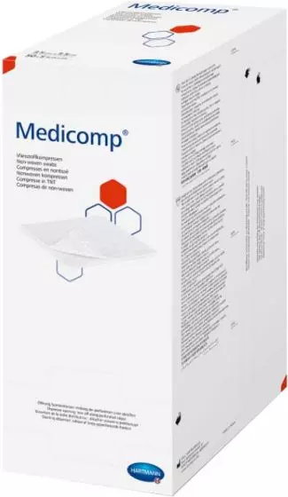 Compresses stériles non tissées 10 x 10 cm Medicomp (boite de 200)
