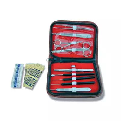 Kit de formation de suture Avec trousse de dissection 9 Instruments