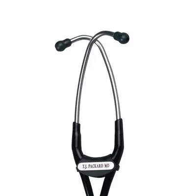 Plaques d'identification Littmann noires sachet de 5