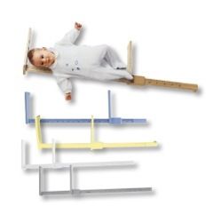 Toise bébé en bois Jaune Comed