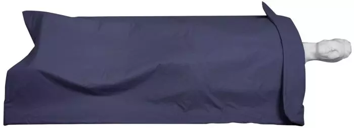 Couverture bactériostatique pour brancard