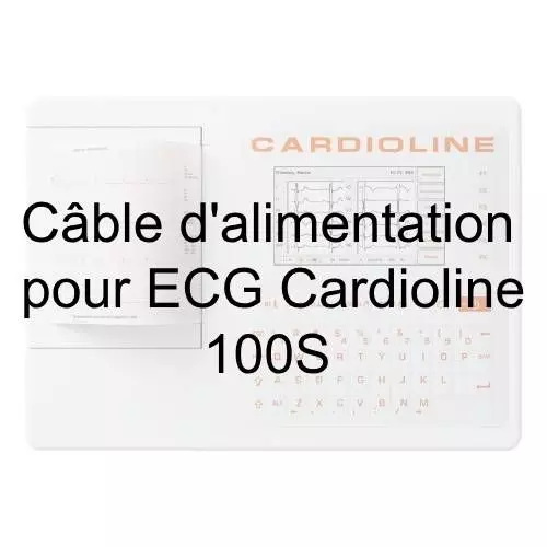 Câble d'alimentation pour ECG Cardioline 100S