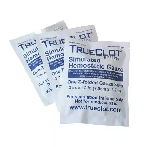 Gaze de formation TrueClot (lot de 3)