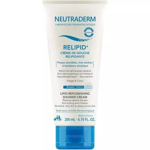 Crème de douche relipidante Neutraderm Relipid+